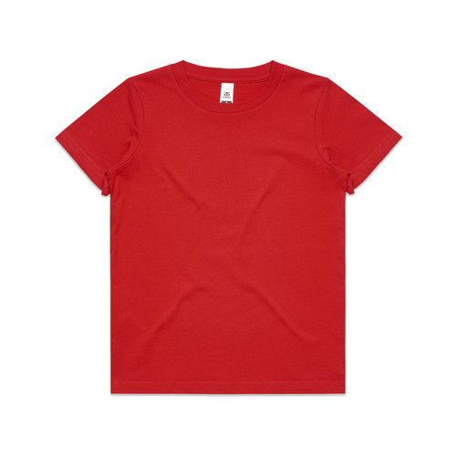 RED kids-staple-tee-red